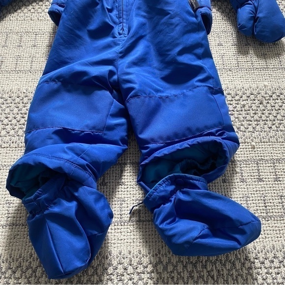Alpinetek Baby 12 Month Blue 2-Piece SnowSuit w/ Mitts and Booties - Picture 3 of 9